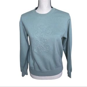 Mickey Mouse H&M Jade Embossed Sweater XS